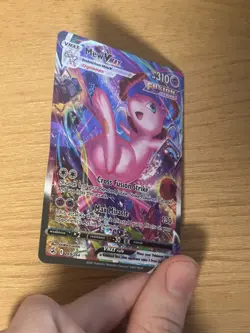 Pokemon TCG Mew VMAX Fusion Strike 269/264 Holo Secret Rare HP CREASED - Image 4