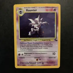 Haunter 6/62 Fossil Set Rare Holo Pokemon Card WOTC Vintage - Excellent / NM - Image 1