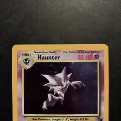 Haunter 6/62 Fossil Set Rare Holo Pokemon Card WOTC Vintage - Excellent / NM - Image 2