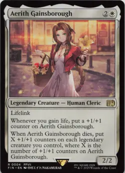Aerith Gainsborough R FINAL FANTASY 4 - LP MTG - Image 1