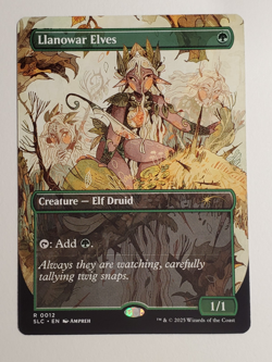 Llanowar Elves NON-FOIL - Secret Lair Encyclopedia of Magic MTG - Image 1