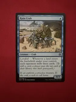 Ruin Crab - Zendikar Rising ZNR Magic The Gathering MTG #75 - Image 1