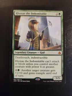 Rhonas the Indomitable, Amonkhet, NM, MTG-Magic the Gathering, Regular - Image 1