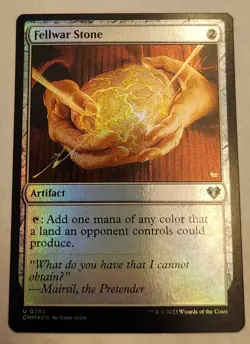 Fellwar Stone Commander Masters Foil NM+ - Image 1
