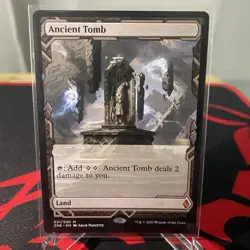 MTG Ancient Tomb Zendikar Rising Expedition 021/030 **Small Crease On Back** - Image 1