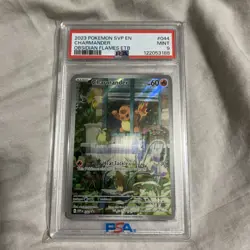2023 POKEMON OBSIDIAN FLAMES POKEMON CENTER ETB PROMO SVP #044 CHARMANDER PSA 9 - Image 1