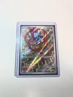 Riolu 010 Illustration Rare Promo Mega Evolution Pokemon Black Star TCG Card - Image 1