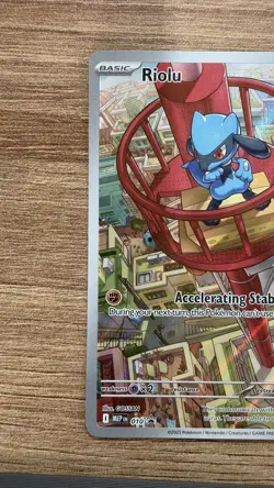 Pokemon TCG: Riolu (010) Illustration Rare - Mega Evolution Promo Card - Image 3