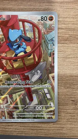 Pokemon TCG: Riolu (010) Illustration Rare - Mega Evolution Promo Card - Image 5