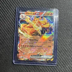 Pokemon Card Charizard EX 006/165 Holo Double Rare Scarlet & Violet 151 NM - Image 1