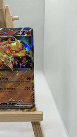Pokemon Card Charizard EX 006/165 Holo Double Rare Scarlet & Violet 151 NM - Image 3