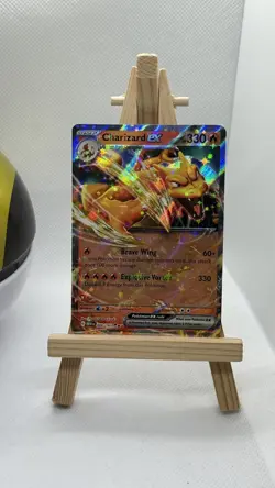 Pokemon Card Charizard EX 006/165 Holo Double Rare Scarlet & Violet 151 NM - Image 5