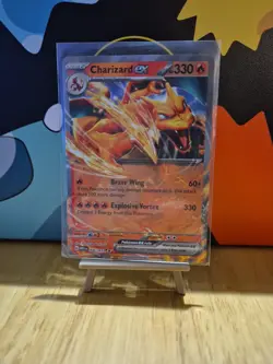 Pokemon Card Charizard EX 006/165 Holo Double Rare Scarlet & Violet 151 NM - Image 1