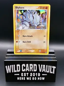 Rhyhorn 62/106-Reverse Holo Rare Ex Emerald STAMPED Pokemon TCG VLP - Image 1