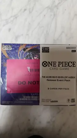 One Piece TCG OP-14 Booster Box Sealed ENGLISH + OP-14 Pre-Release Pack Sealed - Image 1