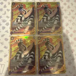One Piece CCG - 4x Mr.2.Bon Kurei (Bentham) EB01-061 Playset From PRB-02 Premium - Image 1