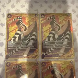 One Piece CCG - 4x Mr.2.Bon Kurei (Bentham) EB01-061 Playset From PRB-02 Premium - Image 2