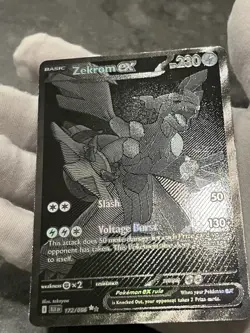 Pokemon TCG Zekrom ex 172/086 Black Bolt Black White Rare Monochrome Near Mint - Image 5