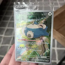 2023 Pokemon SV 151 Snorlax SVP EN Black Star Promo (Sealed In Original Package) - Image 3