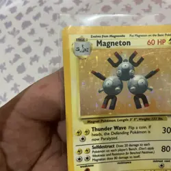 Magneton 9/102 Base Set Unlimited 1999 Holo Rare Pokemon Card LP Lightly Played - Image 5