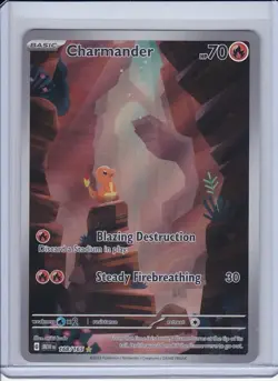 Pokemon TCG - SV: Scarlet & Violet 151 - Charmander 168/165 Illustration Rare NM - Image 1