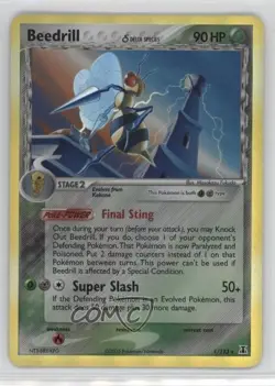 Beedrill Holo Pokemon EX Delta Species #1 2005 - Image 1