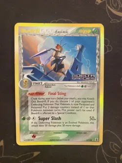 Beedrill 1/113 Pokemon EX Delta Species Reverse Holo Stamped LP - Image 1