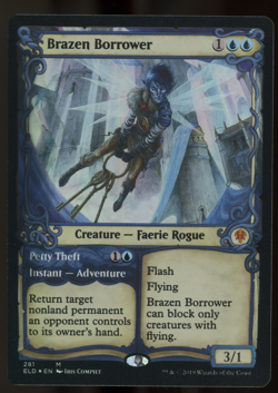 Brazen Borrower - Foil - Showcase - MTG Throne of Eldraine - RareCo - Image 1