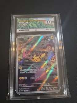 Ace 10 Pikachu 173/165 Japanese 151 sv2a Pokemon TCG Graded Card - Image 1