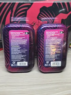 2x Pokemon TCG Mega Evolution Heroes Mini Tin - Factory Sealed - Image 2