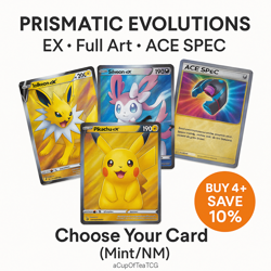 Pokemon Prismatic Evolutions EX / Full Art / ACE SPEC - Choose Your Card (M/NM) - Image 2