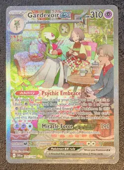 Gardevoir EX Scarlet & Violet Base Set Sir NM Full Art Card 245/198 SV01 - Image 1