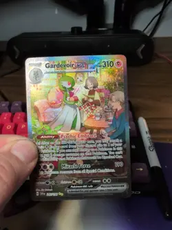 Gardevoir EX Scarlet & Violet Base Set Sir NM Full Art Card 245/198 SV01 - Image 1