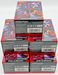 Lot of (5) Pokemon TCG Destined Rivals Booster Bundles SEALED - Image 2