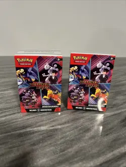 Lot Of (2) Pokemon Destined Rivals Booster Bundle Box Factory Sealed - Image 1