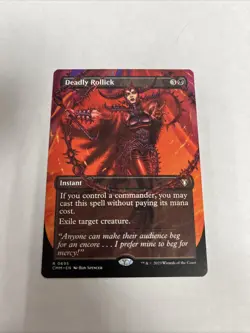 Deadly Rollick Borderless Nonfoil Card #0695 MTG LP - Image 1