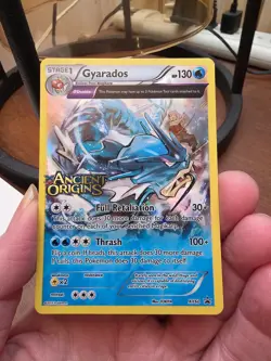 Pokemon Ancient Origins Prerelease Promo Holo Gyarados XY60 Black Star - Image 1