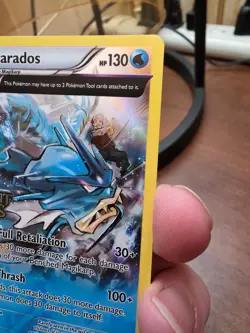 Pokemon Ancient Origins Prerelease Promo Holo Gyarados XY60 Black Star - Image 3