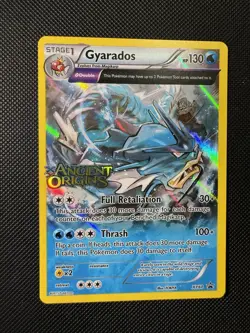 Pokemon Ancient Origins Prerelease Gyarados Stamp Black Star Promo XY60 NM - Image 1