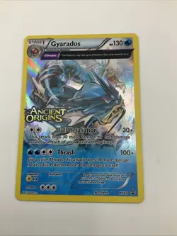 2015 Pokemon Gyarados XY Ancient Origins Prerelease XY60 Black Star Promo NM - Image 1