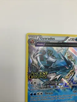 2015 Pokemon Gyarados XY Ancient Origins Prerelease XY60 Black Star Promo NM - Image 4