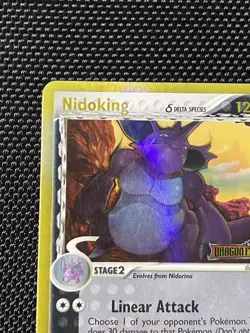 Nidoking 6/101 EX Dragon Frontiers Stamped Reverse Holo Ultra Rare MP/LP - Image 2