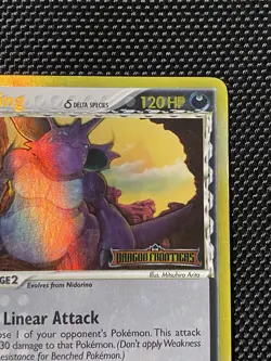 Nidoking 6/101 EX Dragon Frontiers Stamped Reverse Holo Ultra Rare MP/LP - Image 3