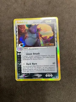 Nidoking Delta Species Reverse Holo Stamped 6/101 ex Dragon Frontiers LP - Image 1
