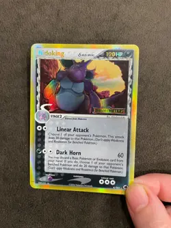Nidoking Delta Species Reverse Holo Stamped 6/101 ex Dragon Frontiers LP - Image 2