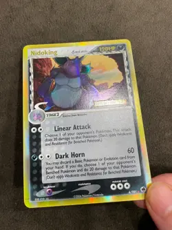 Nidoking Delta Species Reverse Holo Stamped 6/101 ex Dragon Frontiers LP - Image 3