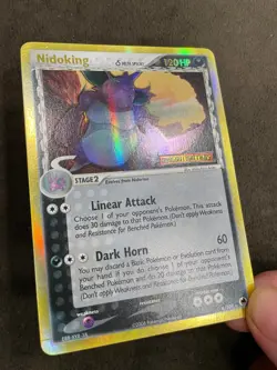 Nidoking Delta Species Reverse Holo Stamped 6/101 ex Dragon Frontiers LP - Image 4