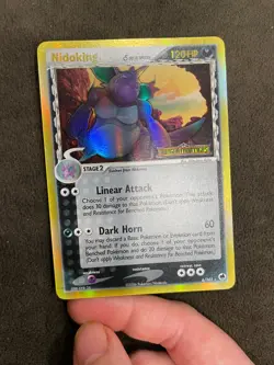 Nidoking Delta Species Reverse Holo Stamped 6/101 ex Dragon Frontiers LP - Image 5