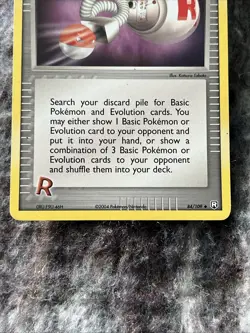 Pokemon Retriever - 84/109 Team Rocket Returns - Pokemon TCG - 2004 - Image 2