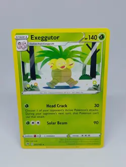 POKEMON CARD TCG NON HOLO EXEGGUTOR 005/185 RARE NM/M VIVID VOLTAGE SWSH - Image 1